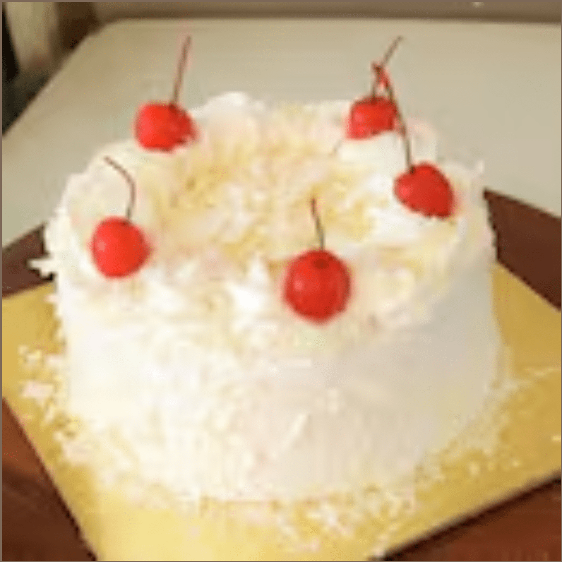 White Forest Angel Cake