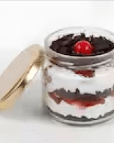 Black Forest Jar Cake Jar