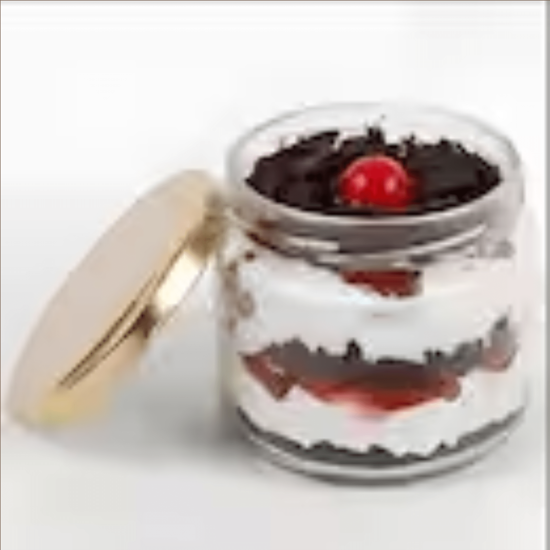 Black Forest Jar Cake Jar