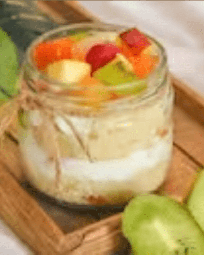 Fruit Cocktail Cake Jar