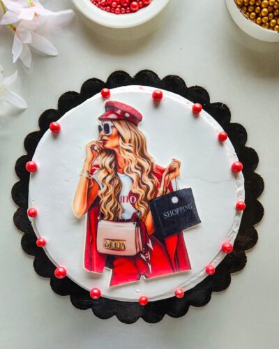 Shopping Girl Cake