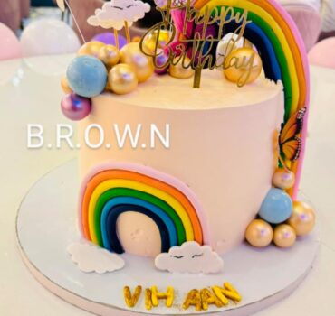 Rainbow Theme Cake