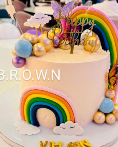 Rainbow Theme Cake