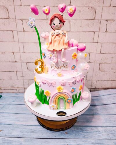 4 Kg Doll Theme Cake