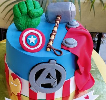 Avengers Theme Cake