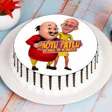 Motu Patlu edible Poster cake